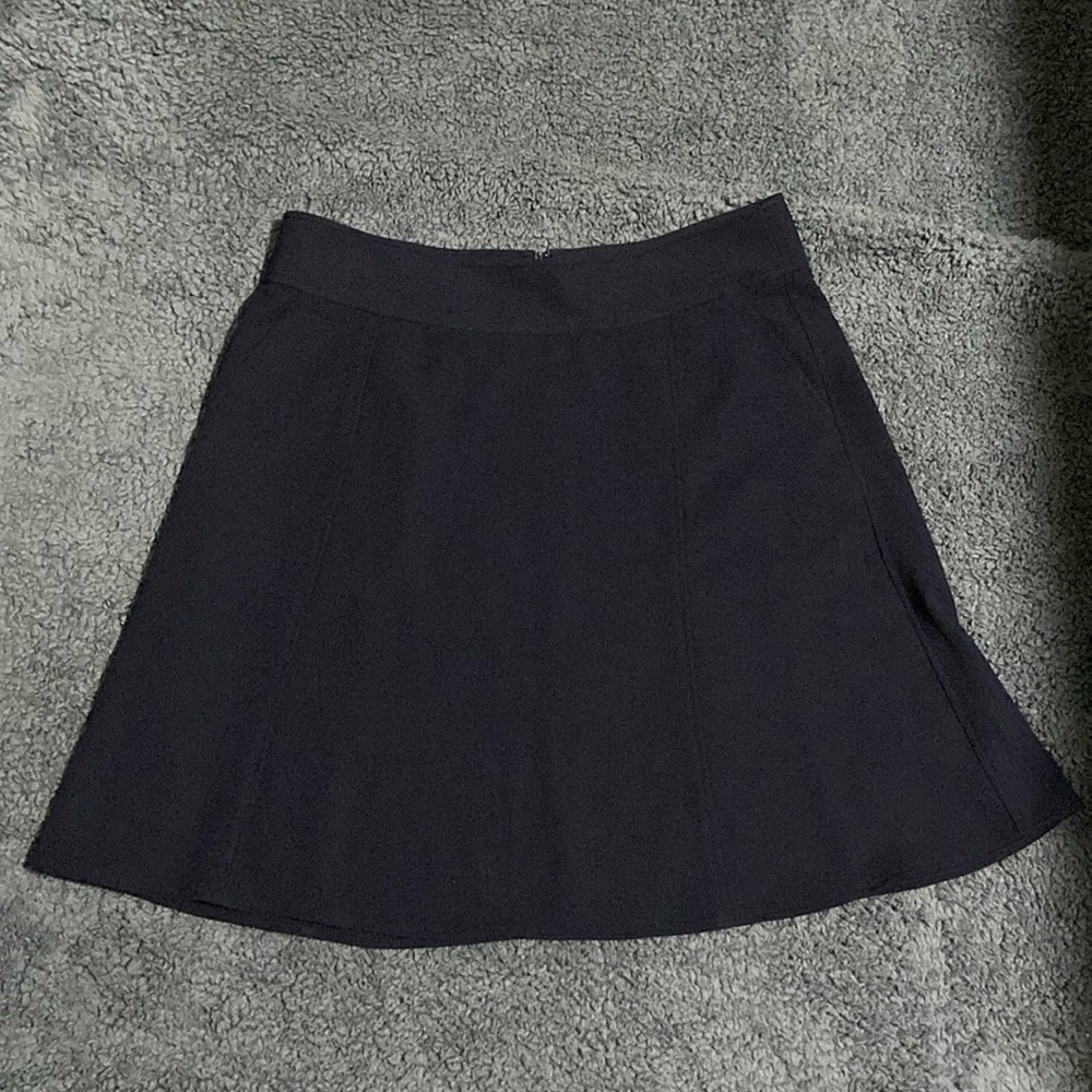 Calvin Klein Black A-line Skirt